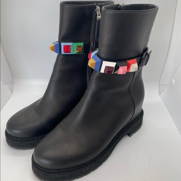 fendi platform boots